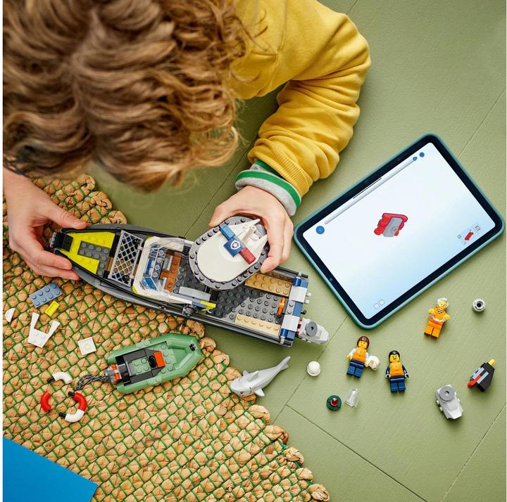 Produktbild LEGO Verfolgungsjagd im Polizeiboot (60456, LEGO City)