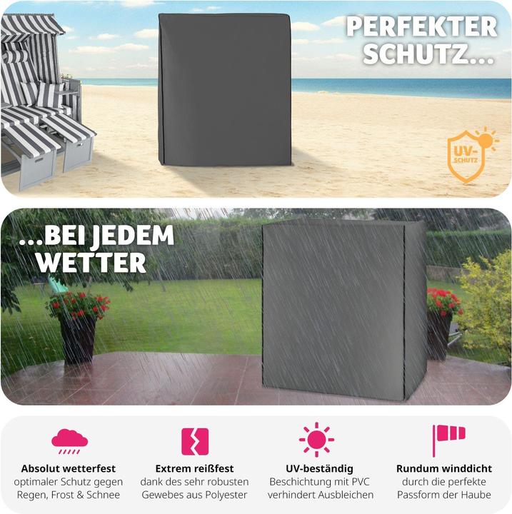 Produktbild tectake Schutzhülle für Strandkorb