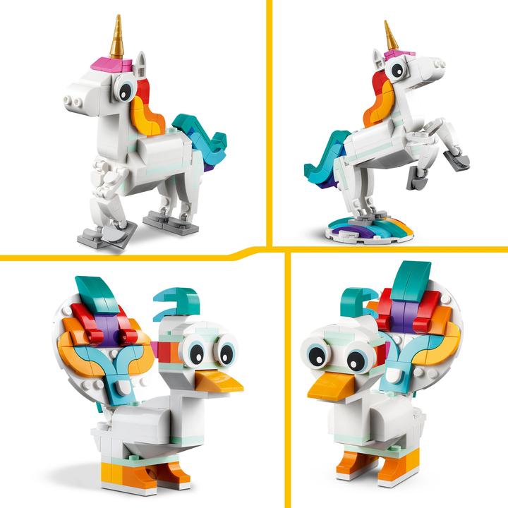 Productafbeelding LEGO 31140 Magische Eenhoorn (31140, LEGO Creator 3-in-1)