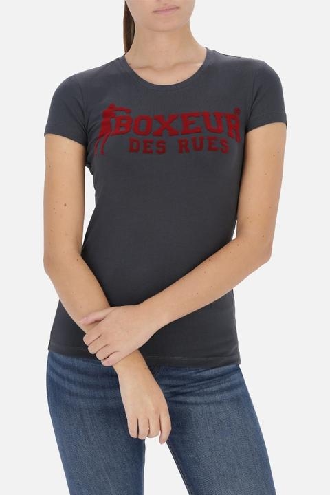 Actual product image Boxeur des Rues Basic T-Shirt With Front Logo (XL)