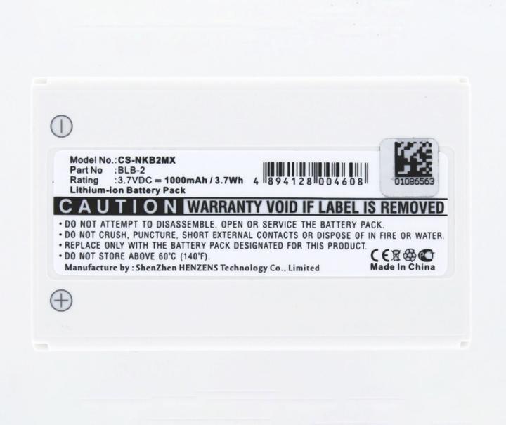 Produktbild AGI 24796 - Akku - Schwarz - Lithium-Ion (Li-Ion) - 1000 mAh - 3,7 V - 53 mm