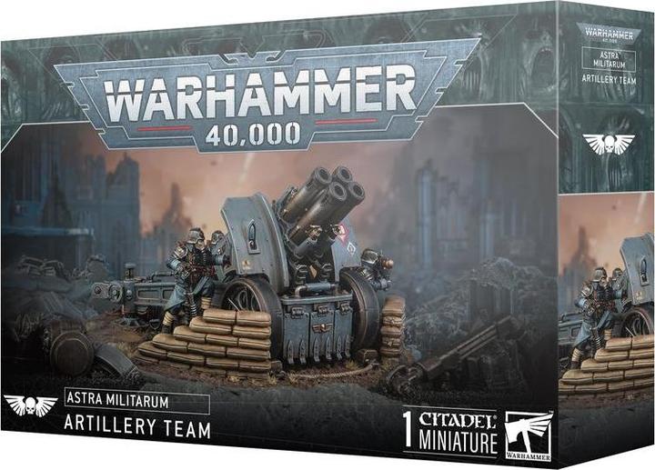 Image du produit Games Workshop Warhammer 40k - Astra Militarum Equipe d'Artillerie de Krieg (Matières plastiques)