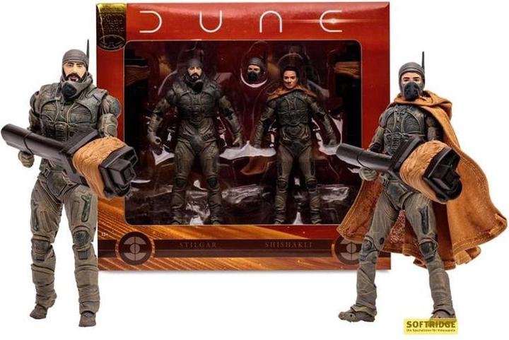 Image du produit McFarlane Dune : Partie 2 Figurines Lot de 2 Stilgar & Shishakli (Gold Label) 18 cm