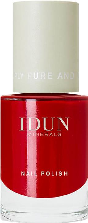 Actual product image IDUN Minerals Nail Polish Rubin (Ruby, Gel-Effect Nail Polish)