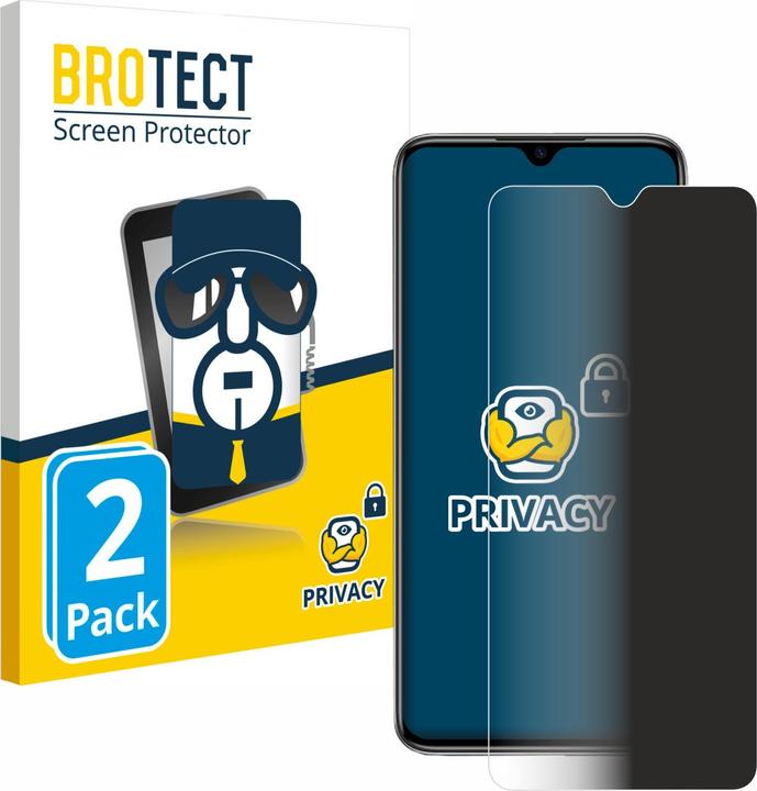 Immagine prodotto BROTECT Pellicola privacy antispia Pellicola di protezione dalla luce blu (2 Pezzo/i, Mi 9 Lite)