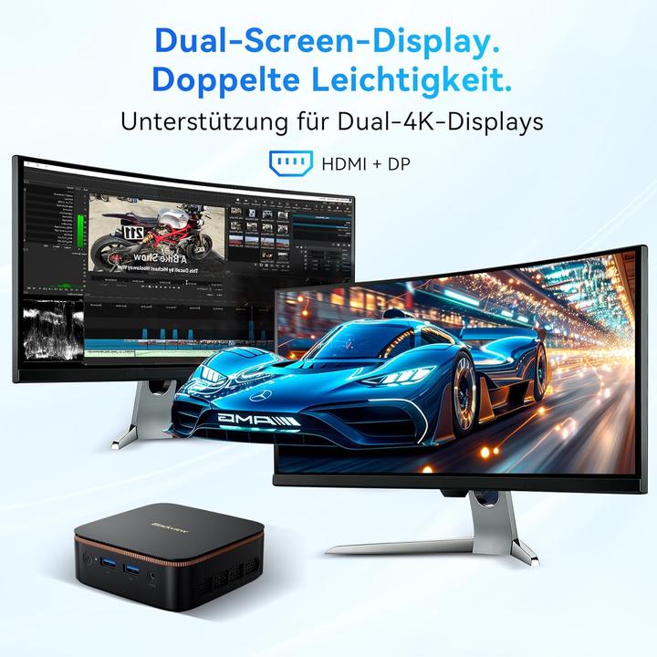 Produktbild Blackview MP20 Mini PC Intel Twin Lake N150 mit Win 11 Pro (Intel N150, 8.19 GB, 256 GB)