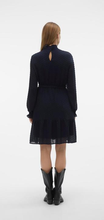 Actual product image Vero Moda Vmluna Ls High-Neck Short Dress Wvn Exp Dress (S)