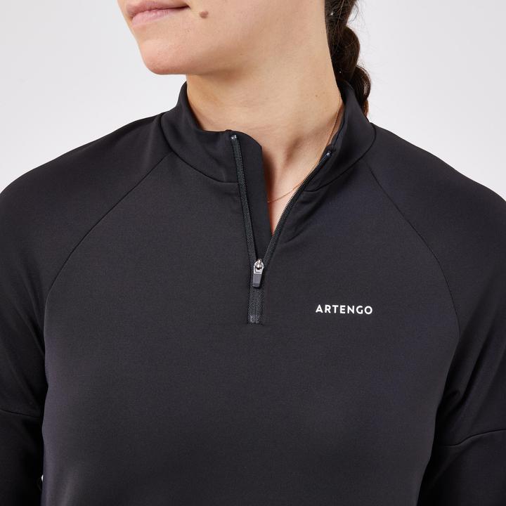 Immagine prodotto Artengo Camicia da donna a maniche lunghe Tennis - TTS ML TH Ladies nero (40)