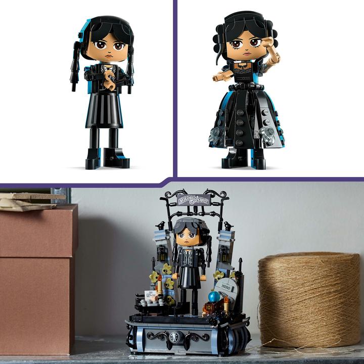 Image du produit LEGO Figure de construction Wednesday Addams (76780, LEGO Wednesday)