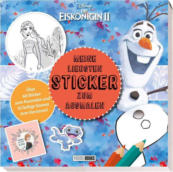 Produktbild Panini Disney Die Eiskönigin 2: Meine liebsten Sticker zum Ausmalen
