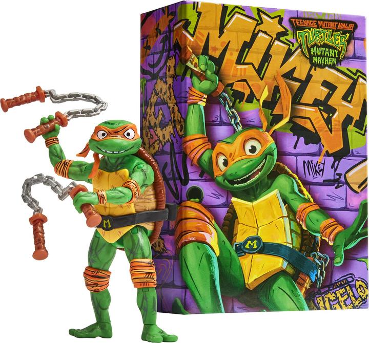 Actual product image Boti TMNT: Mutant Mayhem - Michelangelo Comic Con Turtles 7 inch Figure