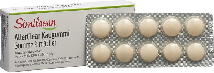 Actual product image Similasan hay fever chewing gum (20 Piece, Gummies, 50 g)