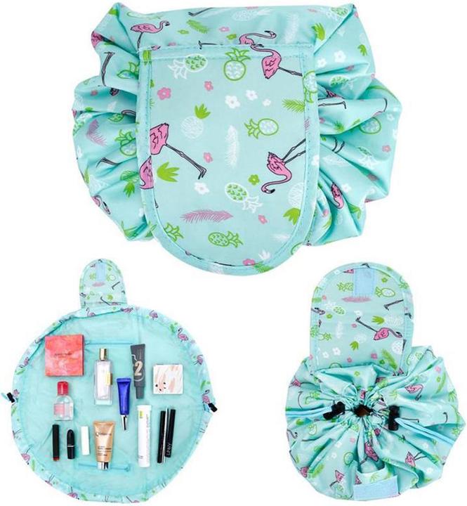Image du produit Intirilife Trousse de toilette en VERT ROSA FLAMINGO