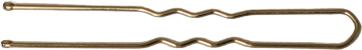 Image du produit Cosmetic Épingle à cheveux or 60 x 1.2 mm ondulée 10 pcs (10 pcs)
