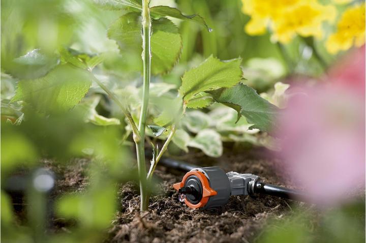 Produktbild Gardena Regulierbarer Reihentropfer (Tropfbewässerung Tropfer)