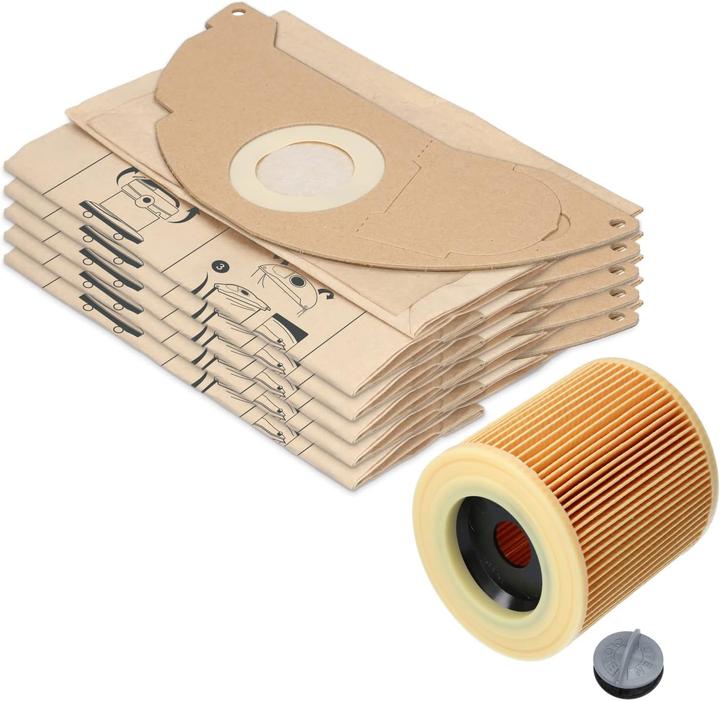 Produktbild Mc Filter 11-teiliges Staubsaugerbeutel-Set für Kärcher WD2/MV2 (11 x)