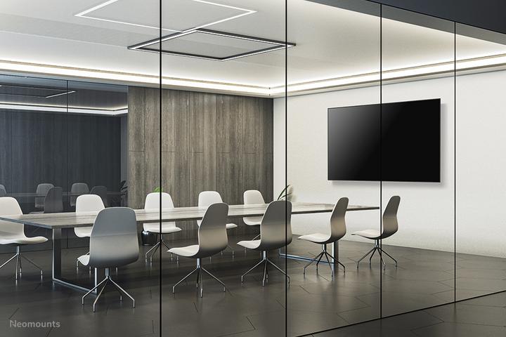 Image du produit Neomounts Support mural 800x600mm 125kg/43-98"/fixe/noir/charge lourde (Mur, 98", 125 kg)