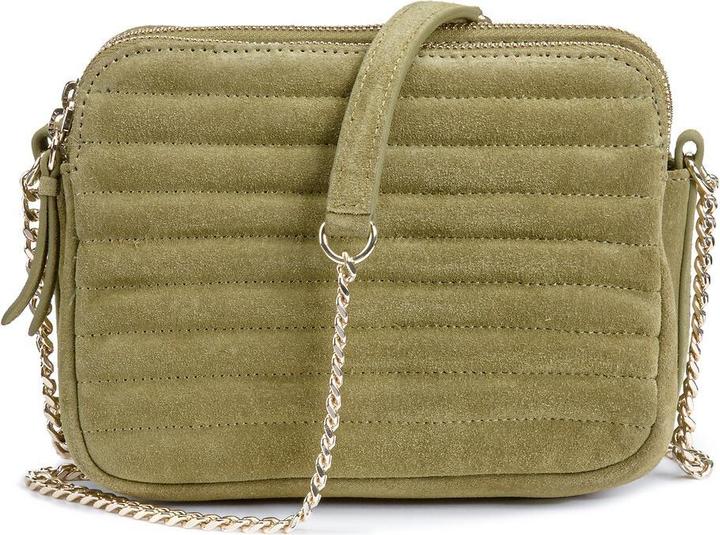 La Redoute Collections Gesteppte Tasche aus Veloursleder