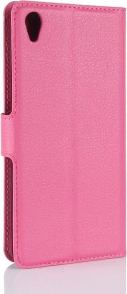 Actual product image MU Classic Litchi Leather Bookcover Series (Sony Xperia E5)