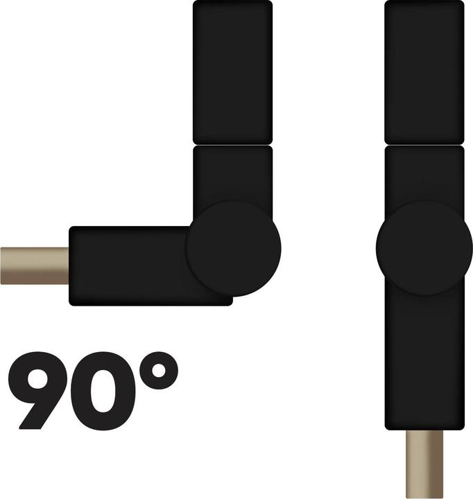 Image du produit Max Excell Adaptateur HDMI coudé (HDMI, 5 cm)