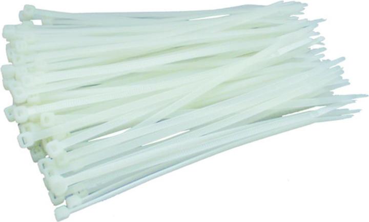 Produktbild Steffen Kabelbinder natur 280mm x 4.8 100 Stk. (Kunststoffkabelbinder, 280 mm, 100 Stk.)