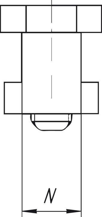 Produktbild IBT Exzenter-Spannklemme 16 mm für T-Nuten Grösse 16