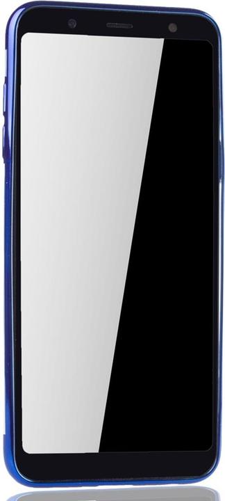 Actual product image König Design Mobile Phone Cover for Samsung Galaxy A6 Plus (2018) Protective Case Backcover Bumper Blue (Nokia X6 2018)