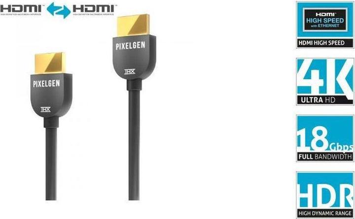 Actual product image Pixelgen HDMI (Typ A) — HDMI (Typ A) (2 m, HDMI)