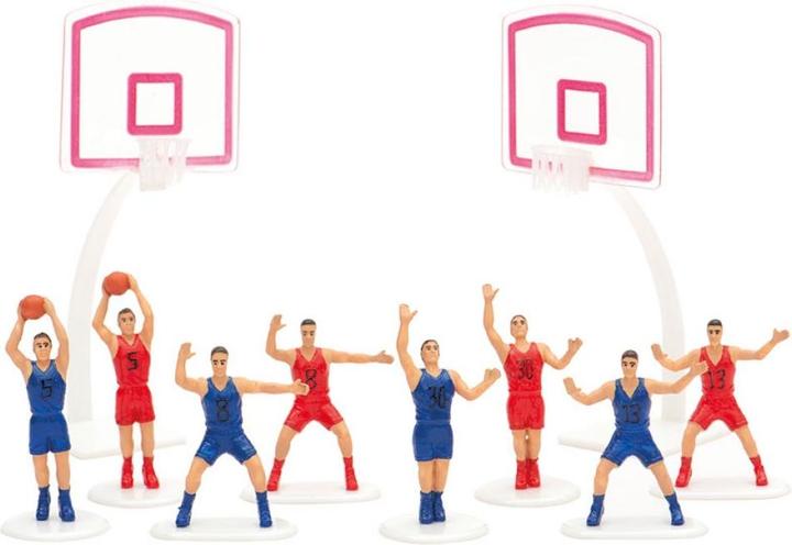 Decora Cake topper set - Basketball (10 x)