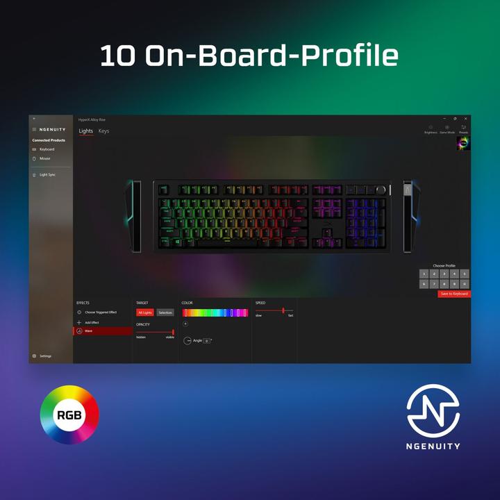 Image du produit HyperX Alloy Rise Gaming (DE, Filaire)