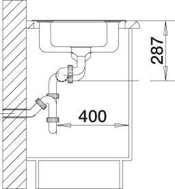 Actual product image Blanco Lantos 6-IF (Fitted sink, 48.80 cm, 59.30 cm)