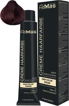 Immagine prodotto FemMas 5.4) Colore per capelli Castano Chiaro Rame 100ml (Rame Helbraun)