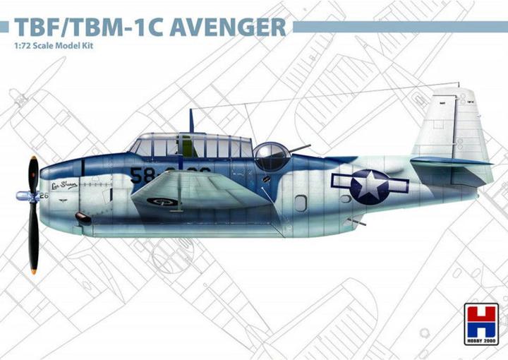 Actual product image Hobby 2000 TBF/TBM-1C Avenger