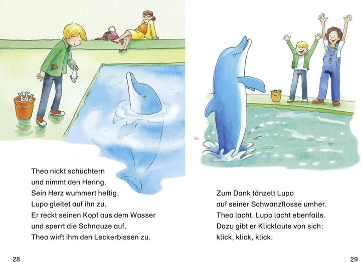 Actual product image Duden Leseprofi Ein Delfin für Theo, 2. Klasse (German, Sabine Stehr, 2018)