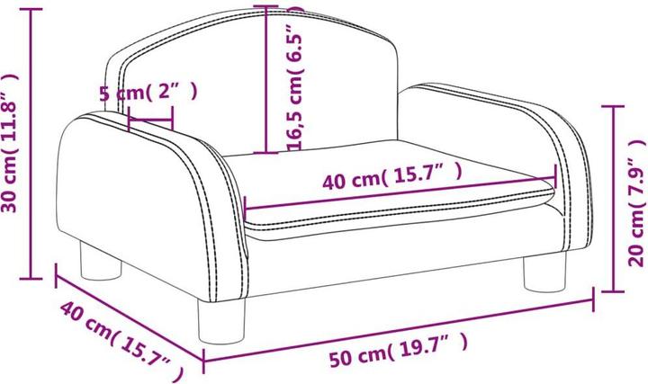 Produktbild VidaXL Amatus (Kindersofa)