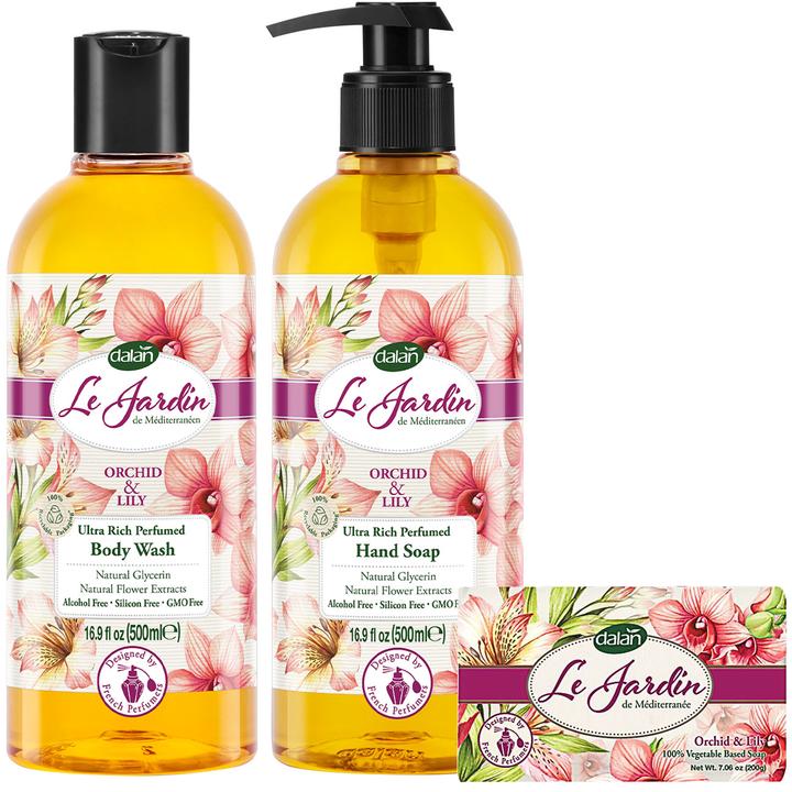 Immagine prodotto Ottoman Set di saponi di lusso orchidea e giglio (Set per la cura dei capelli)