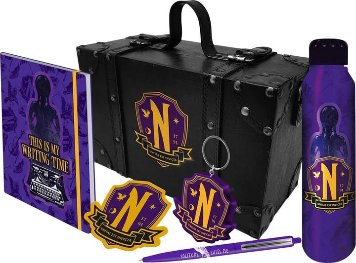 Actual product image Wednesday Ravens Trunk Gift Set