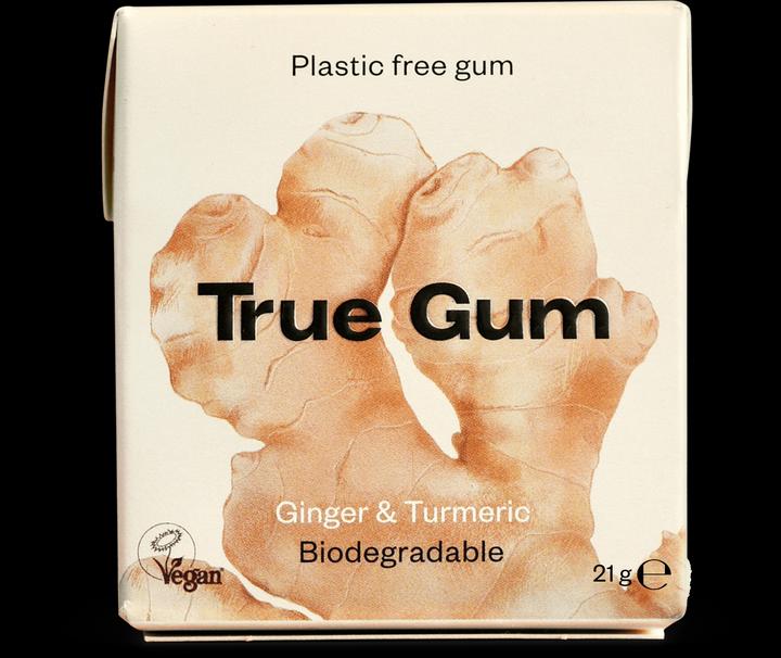 True Gum Ingwer und Kurkuma (1 Stk., 21 g)