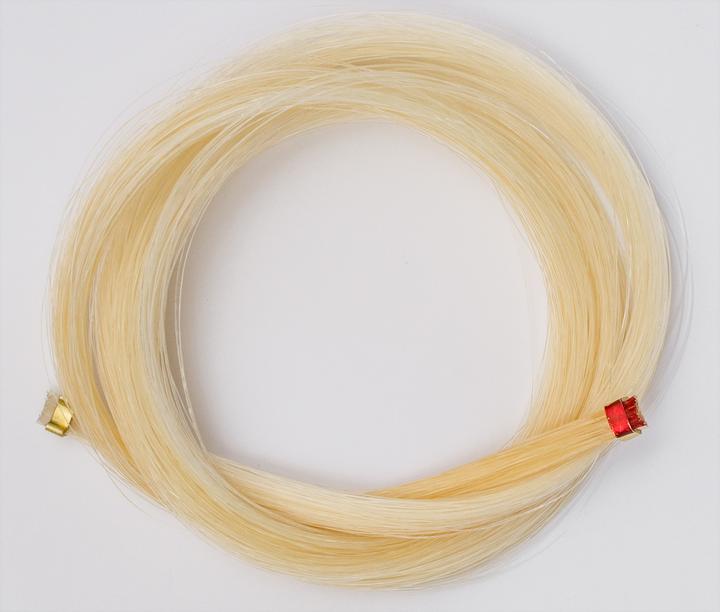 Produktbild P&H Bows Bogenhaar-Strähnen, für Fiberglas Violabogen 12' 14' echtes R (violine)