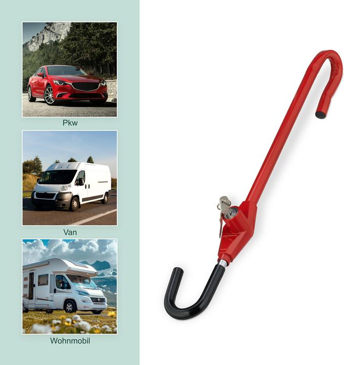 Produktbild Relaxdays Universal Lenkradschloss für Autos