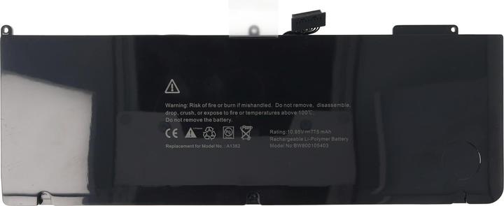 AccuCell Akku A1286, A1382, MacBook Pro 15, MacBook Pro 15.4 (3 Zellen, 7100 mAh)