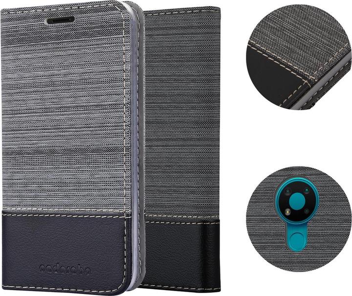 Produktbild Cadorabo Book Jeans Optik Cover (Nokia 3.4)
