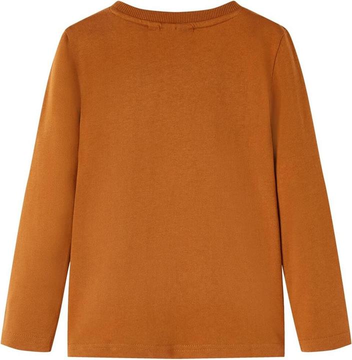 Immagine prodotto VidaXL Camicia a maniche lunghe per bambini Cognac 92,Materiale: 100 (92)