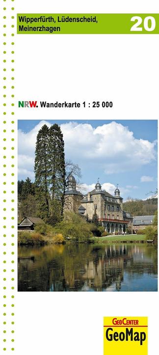 Produktbild Wipperfürth, Lüdenscheid, Meinerzhagen, topographische Wanderkarte NRW