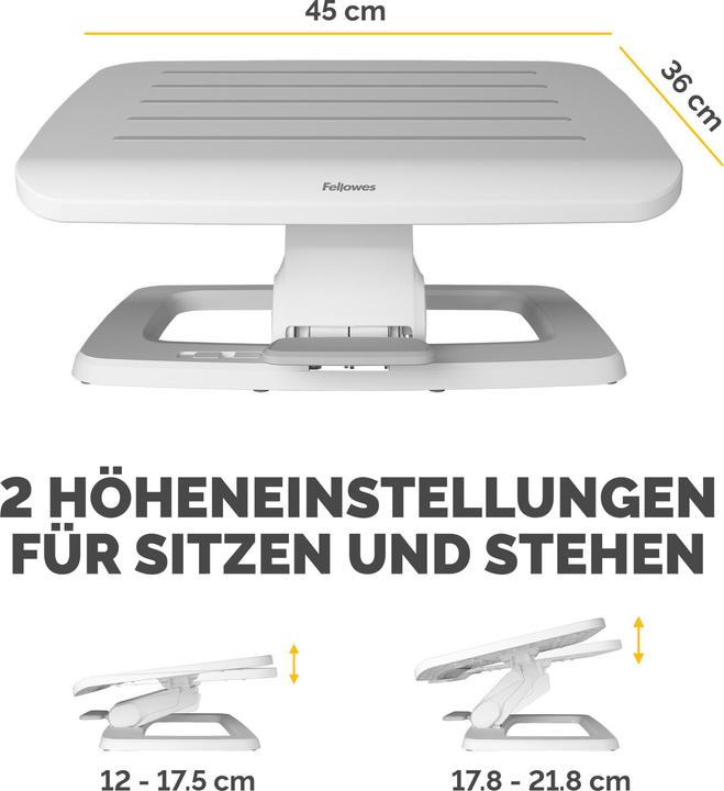 Image du produit Fellowes Hana Lt Foot Rest Blanc (45 x 35 cm)