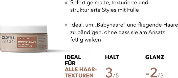Produktbild Goldwell StyleSign Texture Mattierende Paste (Haarpaste, 100 ml)