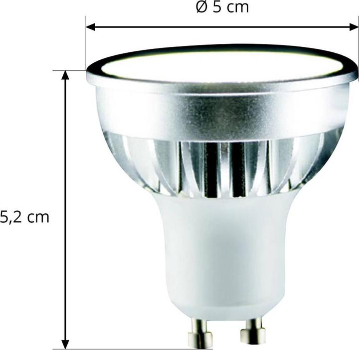 Produktbild Arcchio LED-Reflektor GU10 3,5W 3.000K 120° Glas (GU10, 3.40 W, 290 lm, 1 x, F)
