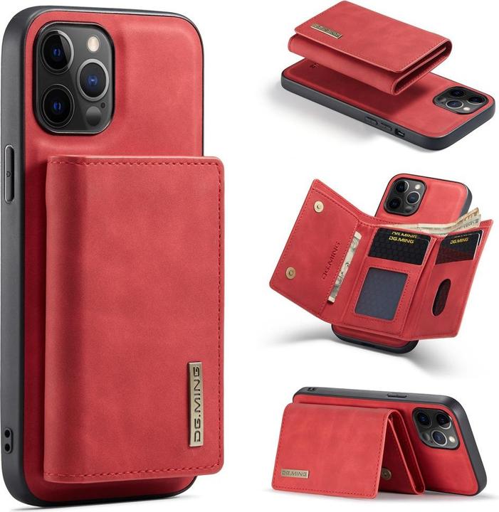 Actual product image Cover-Discount iPhone 13 mini - case with credit cards case red (Apple iPhone 13 mini)