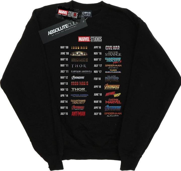 Marvel 10 Years Of Movies Sweatshirt (4XL)