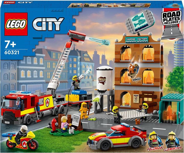 Produktbild LEGO Feuerwehreinsatz mit Löschtruppe (60321, LEGO City)